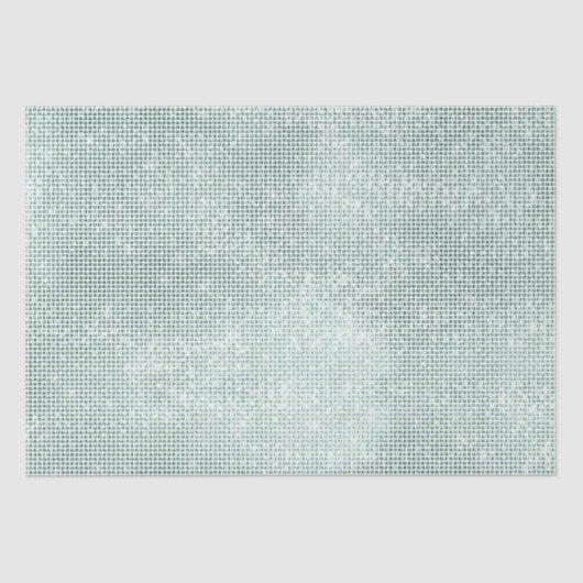 Glitzy Mint Sparkle Seidenpapier (Vorderseite)