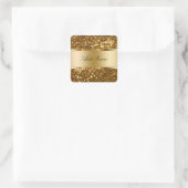 Glitzy Monogram Sticker Labels (Tasche)