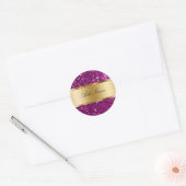 Glitzy Monogram Sticker Labels (Umschlag)