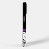 Glitzy Monogram Trendy Kristall Damask Case-Mate iPhone Hülle (Rückseite / Rechts)