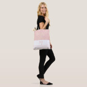 Glitzy Peach Mit Monogramm Tasche (Am Model)