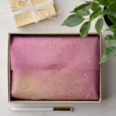 Glitzy Pink Gold Sparkle Shine Seidenpapier (Geschenk)