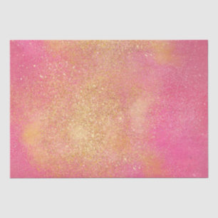 Glitzy Pink Gold Sparkle Shine Seidenpapier