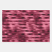 Glitzy Red Glitzer Animal Print Geschenkpapier Set (Vorderseite 2)