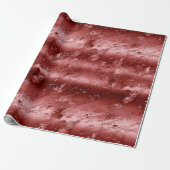 Glitzy Red Ombre Marble Geschenkpapier (Ungerollt)
