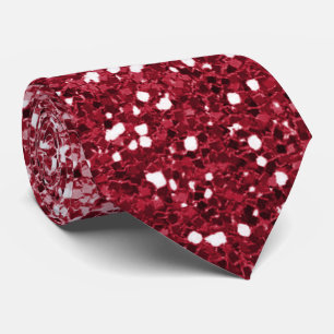 Glitzy Red Ombre Neck Tie Krawatte