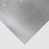 Glitzy Silver Glam Sparkle Glitzer Seidenpapier (Detail)