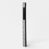 Glitzy Silver Glitzer Case-Mate iPhone Hülle (Hinten/Links)