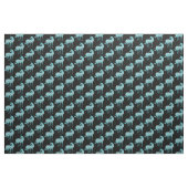 Glitzy Sparkle Aqua Unicorn Stoff (Yard (91,4 cm))