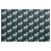 Glitzy Sparkle Aqua Unicorn Stoff (Fat Quarter (45,7 x 55,9 cm))