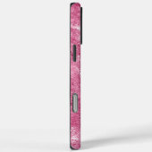 Glitzy Sparkle Pink Case-Mate iPhone Hülle (Rückseite / Rechts)
