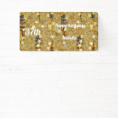Glitzy Sparkling Happy Any Age Birthday Banner (InSitu)