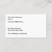 Glitzy Trendy Pet Business Cards Design Visitenkarte (Rückseite)