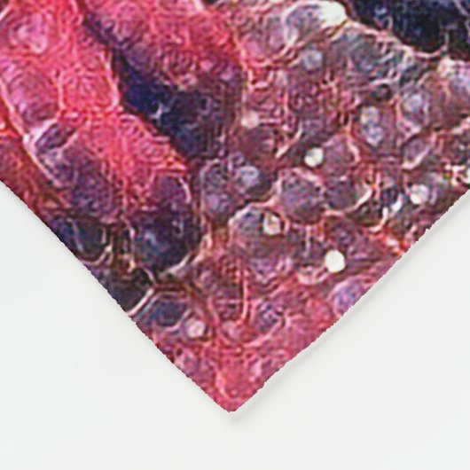 GlitzyAnimal_Chimpanzee_001 Fleecedecke (Ecke)