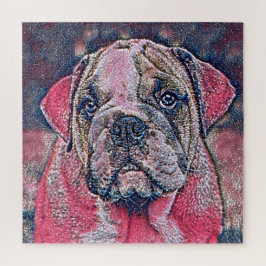 GlitzyAnimal_Dog_007_by_JAMColors Puzzle