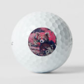 GlitzyAnimal_RedPanda_005 Golfball (Vorderseite)