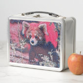 GlitzyAnimal_RedPanda_005 Metall Brotdose (Beispiel)