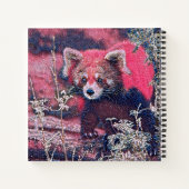 GlitzyAnimal_RedPanda_005 Notizblock (Rückseite)