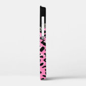 Glitzzy Pink Jaguar Print iPhone Case-Mate iPhone Hülle (Rückseite / Links)
