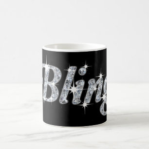Gliz & Glam Imitate Diamond 'Bling Design Kaffeetasse