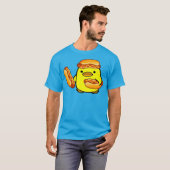 Glizzy Gladiator Duck Hotdog Meme T-Shirt (Vorne ganz)