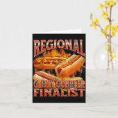 Glizzy Gobbler Funny Wiener Hot Dog Meme Bootleg G Karte (Gelbe Blume)