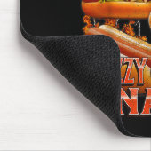 Glizzy Gobbler Funny Wiener Hot Dog Meme Bootleg G Mousepad (Ecke)