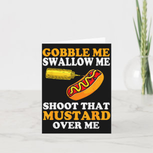 Glizzy Gobbler Lustiger Glizzy-Meme Hot-Dog-Liebha Karte