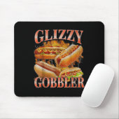 Glizzy Gobbler Lustiger Wiener Hot Dog Meme Bootle Mousepad (Mit Mouse)