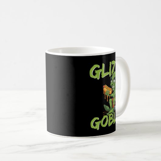 Glizzy Goblin Lustiger Glizzy Fresser Hot Dog Lieb Kaffeetasse (VorderseiteRechts)
