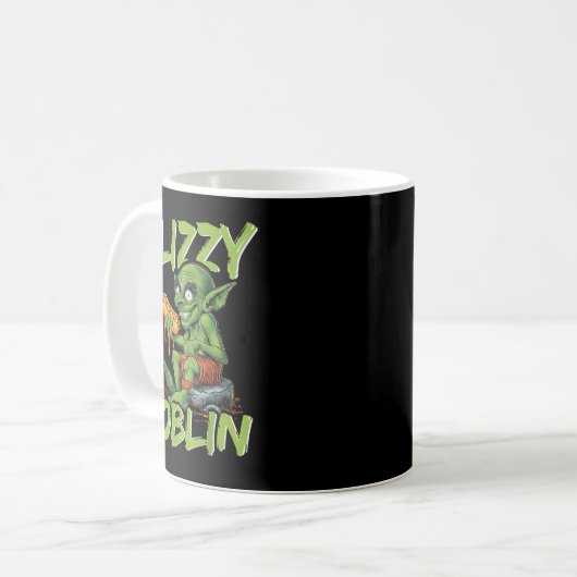 Glizzy Goblin Lustiger Glizzy Fresser Hot Dog Lieb Kaffeetasse (Vorderseite Links)