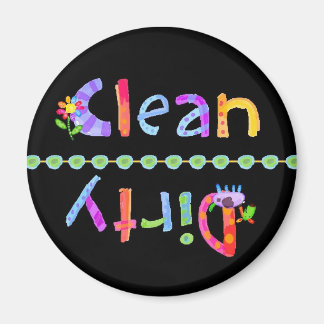 Glo Kids Clean Dirty Geschirrspüler Magnet
