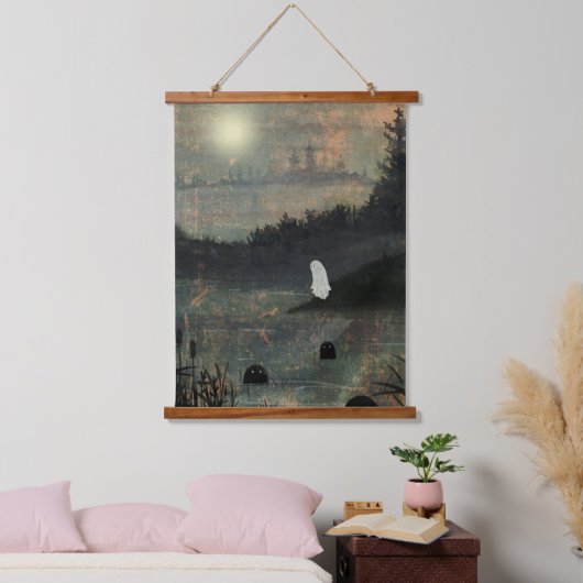 Gloaming Wandteppich Mit Holzrahmen (Schlafzimmer)