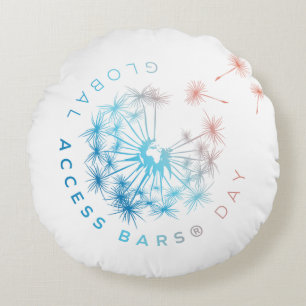 Global Access Bars Day Limited Edition Pilze Rundes Kissen