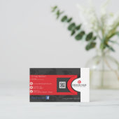 Global berufliche Visitenkarte (Stehend Vorderseite)