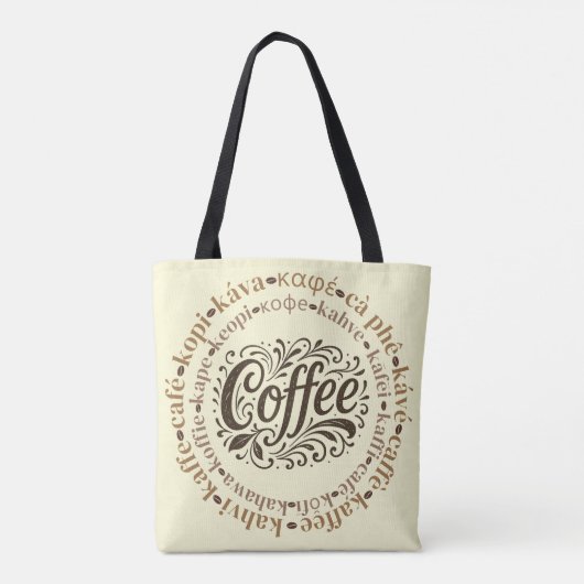 Global Coffee Circle Tasche (Rückseite)
