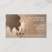 Global Commerce Asia Zweigstelle Corporate Visitenkarte (Rückseite)