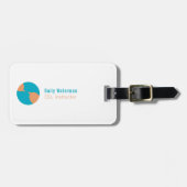 Global Communications Icon Gepäckanhänger (Vorderseite horizontal)