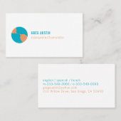 Global Communications Icon Visitenkarte (Vorne/Hinten)