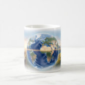 Global Connection Across Mountain Paths Becher Kaffeetasse (Mittel)