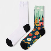 Global Culinary Adventure Socken (Linkes Detail)