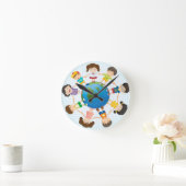 Global diversity runde wanduhr (Zuhause)