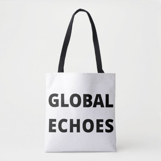 Global Echos Tote Bag Tasche (Vorderseite)
