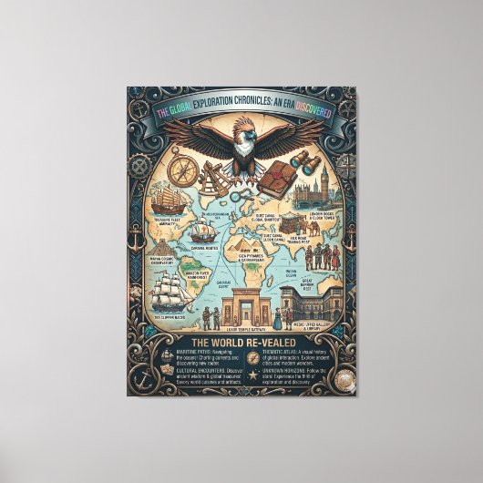 Global Exploration Chronicles Leinwanddruck (Vorderseite)