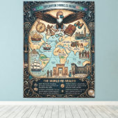 Global Exploration Chronicles Leinwanddruck (Insitu (Holzboden))