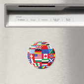Global Flags Kühlschrankmagnet (In Situ (Geschirrspüler))