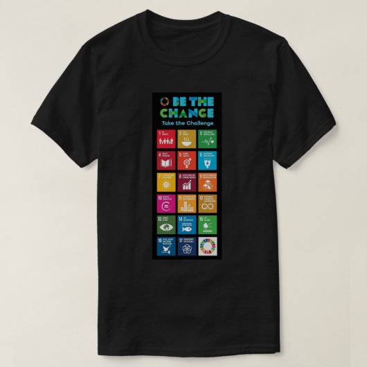 Global Goals Poster UN SDGs 2030 Poster United N T-Shirt (Design vorne)