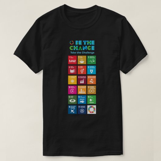 Global Goals Poster UN SDGs 2030 Poster United N T-Shirt (Design vorne)