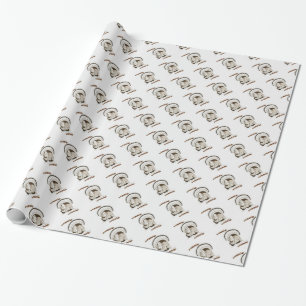 Global Gobble Turkey Wrapping Paper Geschenkpapier
