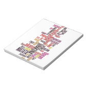 Global Groove: Hakuna Matata in jeder Sprache Notizblock (Rotiert)